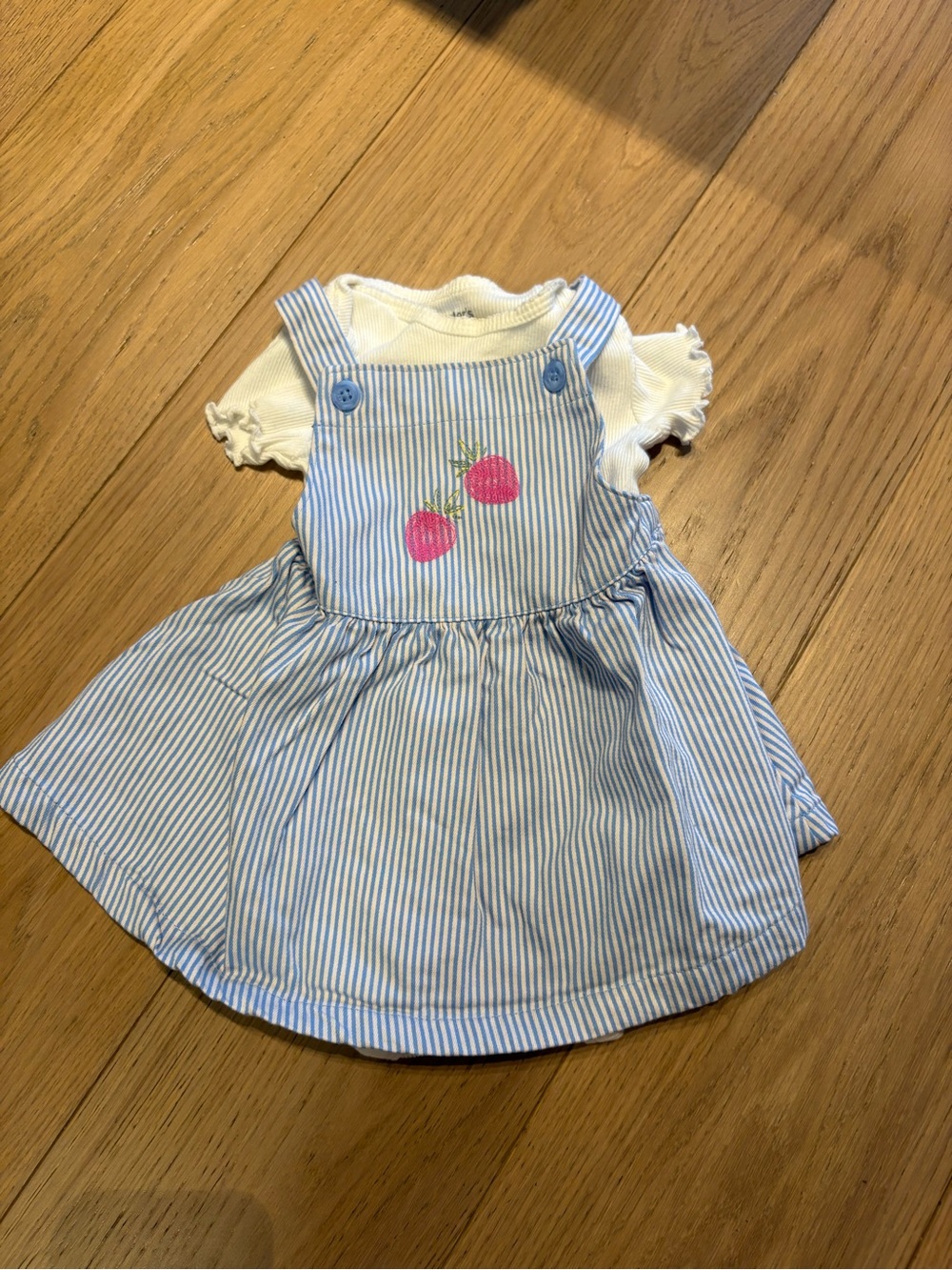 Carter’s striped jumper dress - size 9 months